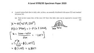 A Level 9709 Specimen Paper 5 Probability and Statistics 1 question 4 [upl. by Eimak]