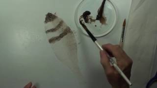 How to Paint Cheesecloth Feathers [upl. by Caty180]