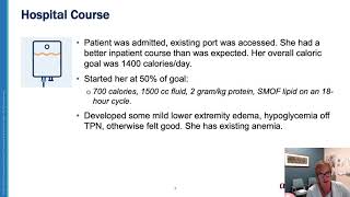 Malnutrition and Use of Parenteral Nutrition Case Study [upl. by Ylro530]