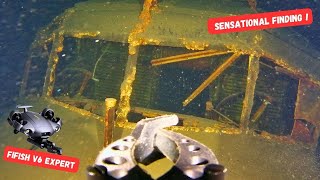 We found a never seen before German WW2 aircraft in a lake Fifish V6 Expert rov [upl. by Suilenroc]