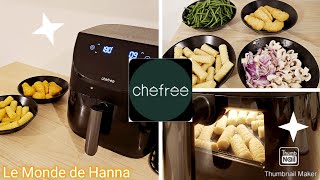 AIR FRYER CHEFREE AF500 PROMO 😍🫣🤩🥰 CUISINE 😍 FRITEUSE SANS HUILE [upl. by Sudnor]