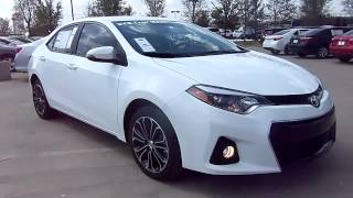 2014 Toyota Corolla S Plus Start Up Exterior Interior Review [upl. by Leirbag]