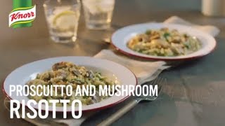 Prosciutto and Mushroom Four Cheese Risotto  Knorr® What’s for Dinner [upl. by Blount]