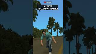 BIKE vs INCOMING TRAFFIC in GTA Games GTA 3 → GTA 5 enxgma [upl. by Elocin]