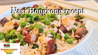 Nasi Hongkong recept  How to make Friedrice [upl. by Ginni938]