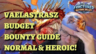 How to beat Vaelastrasz on a BUDGET Hearthstone Mercenaries Normal and HEROIC bounty guide [upl. by Ykcir]