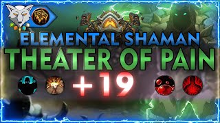 Barokoshama  Shadowlands Mythic  19 Theater of Pain  Elemental Shaman PoV [upl. by Gorrian214]