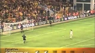 UEFA Kupası Finali 2000  Galatasaray SK vs Arsenal London 41 maçının geniş maç özeti penaltılar [upl. by Annayrb420]