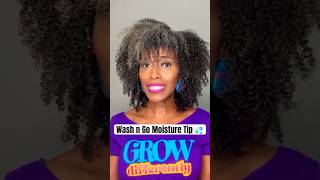 Moisture Tip for Wash n Go naturalhair naturalhairstyles [upl. by Rogers]