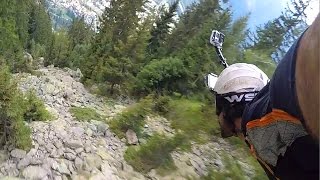 GoPro Graham Dickinsons Insane Wingsuit Flight  Front Helmet Cam 2 of 3 [upl. by Bartie]