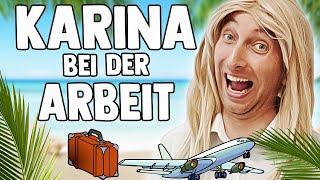 Karina bei der Arbeit  Im Reisebüro [upl. by Nahs]