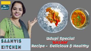 Udupi Rasam Recipe In English Udupi Saaru Delicious in taste and Easy in Preparation [upl. by Naresh]