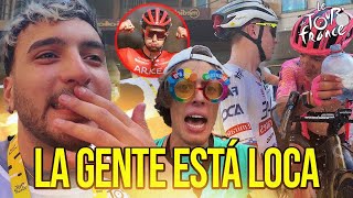 ASÍ SE VE LA FIESTA DEL TOUR DE FRANCE DESDE ADENTRO  Vlog  Etapa 2 [upl. by Reinaldo699]