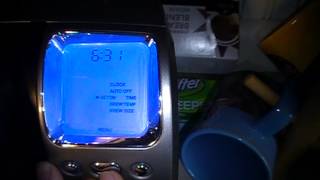 How To Set On Off Automatic Time Feature On Keurig Coffee Maker [upl. by Riorsson]