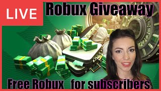 ROBLOX LIVE 🔴 Robux Giveaway Live  ROBLOX GIVEAWAY  Robux Giveaway Live [upl. by Atims635]