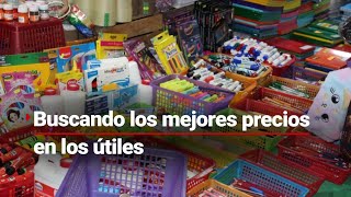 LA CUESTA DEL REGRESO A CLASES  Papás se dan la tarea de comprar los útiles escolares a mayoreo [upl. by Bary]