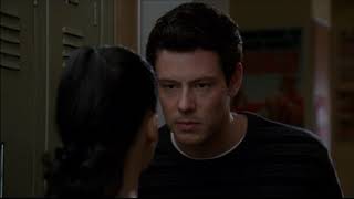 Glee  Finn Tells Santana He Doesnt Want Her To Die 3x07 [upl. by Wiedmann]