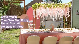 Efavormart Your OneStop Party Decor Shop At Wholesale Prices [upl. by Eirot]