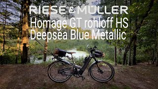 Riese amp Müller Homage HS Dual Battery Ride on Pavement and Dirt Road GoPro Hero 10 [upl. by Ahsener491]