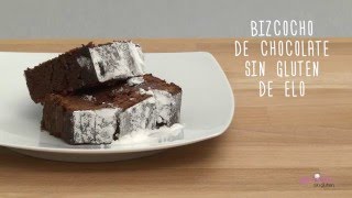 Bizcocho de chocolate SIN GLUTEN Y FACI LÍSI MO [upl. by Wehtam]