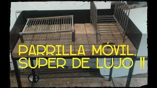 DIY PARRILLA móvil súper de LUJO  locosxelasado [upl. by Aeret]