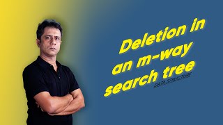 Deletion in an mway search tree [upl. by Jea]