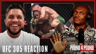 UFC 305 REACTION Dricus Du Plessis vs Israel Adesanya  Pound 4 Pound Kamaru Usman amp Henry Cejudo [upl. by Enaffit]