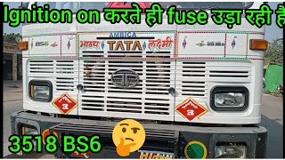 tata 3518 BS6 wiring harness problem solve Ranjit Kumar Tech [upl. by Devaj95]