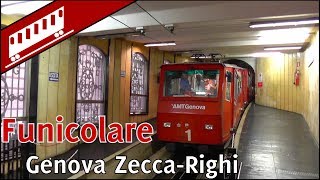 Funicolare Genova Zecca  Righi [upl. by Anrehs]