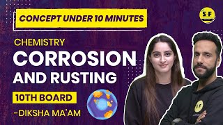 Corrosion and Rusting Concept under 10 Min with Diksha Maam  Science and fun [upl. by Ephram]