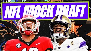 2024 NFL Mock Draft 30  Predictions and Analysis  Full First Round Projections [upl. by Scharaga]