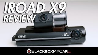 IROAD X9 Dash Cam Review  BlackboxMyCar [upl. by Sayre]