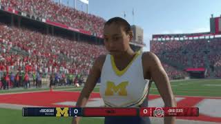 COLLEGE FOOTBALL 25 9 MICHIGAN WOLVERINES VS 2 OHIO STATE BUCKEYES PLAYSTATION 5 GAMEPLAY [upl. by Earesed281]