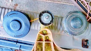 Replace Broken Weed Wip Eater  Trimmer Head  Stihl [upl. by Yelats]