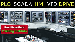 Best PLC SCADA Training in India  PLC SCADA VFD HMI Electrical Practical Institute [upl. by Nichole]