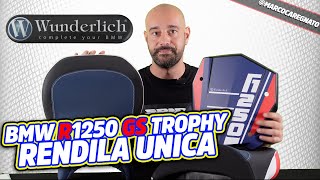 Sella Aktivkomfort e cupolino Flowjet Wunderlich rende unica la tua BMW R1250 GS TROPHY [upl. by Epilif]