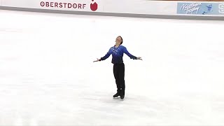 YuHsiang Li Nebelhorn Trophy 2024 Men FS [upl. by Nnaeoj]