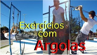 Exercícios na argola  Ring exercises  Calistenia [upl. by Ardnas]