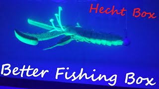 Große Dinge in der Hecht Box von Better Fishing Unboxing Wassertest [upl. by Ahcila]