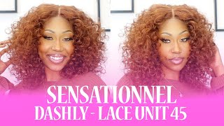 Sensationnel Dashly HD Lace Front Wig  UNIT 45  PrePlucked EBONYLINECOM [upl. by Llehsim]