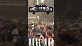 WageWar ‘Death Roll’ Mosh Pit at Inkcarceration Festival [upl. by Cirilo]