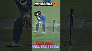 Ms dhoni impossible wicket keeping 😈 Ms dhoni wicket keeping ☠️ circket shorts video shortsfeed [upl. by Schwing]