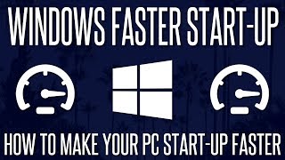 SLOW PC  How To Make Your PC Startup Faster In Windows 10 [upl. by Felten]