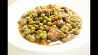 Cea mai buna mazare cu carne de vita  quotBest beef stew with green peasquot [upl. by Woodcock]