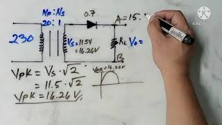 Half wave rectifier power supply explanation tagalog version [upl. by Leakim]