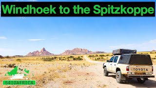 Driving from Windhoek to Spitzkoppe A step by step guide  Namibia [upl. by Leehar]