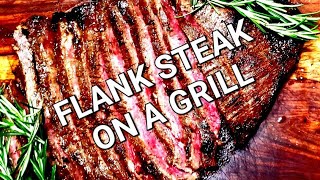 Flank Steak on a Charcoal Grill  How To Cook Steak [upl. by Audy]