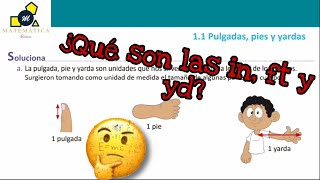 ¿Qué son las pulgadas pies y yardas [upl. by Cedric]