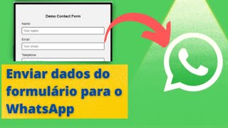 Enviar dados do Formulário para o Whatsapp WhatsApp EasyForm [upl. by Mab]