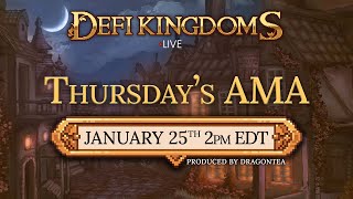 DeFi Kingdoms  AMA January 25 2024 [upl. by Irrek]